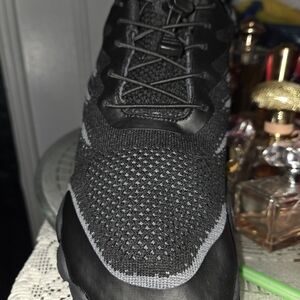 Black and Gray Boat Shoes